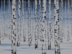 Birches (with fox) 1750 x 900