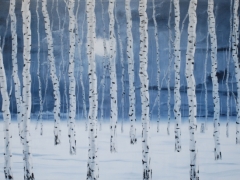 Winter birches with moon 1750 x 900